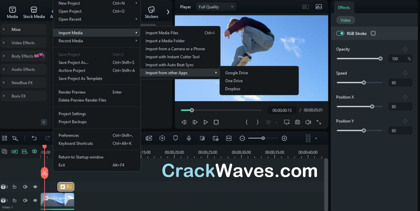 Wondershare Filmora Crack